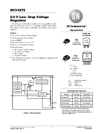 浏览型号NCV4275DSR4的Datasheet PDF文件第1页