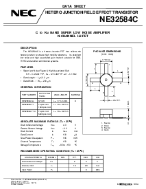 浏览型号NE32584的Datasheet PDF文件第1页