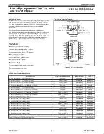 浏览型号NE5532D8的Datasheet PDF文件第2页