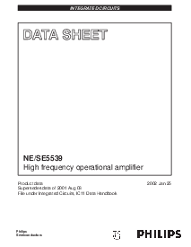 浏览型号NE5539N的Datasheet PDF文件第1页