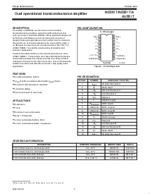 浏览型号NE5517N的Datasheet PDF文件第2页