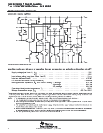 浏览型号NE5532DR的Datasheet PDF文件第2页