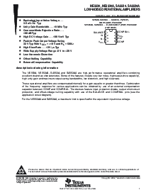 浏览型号NE5534ADR的Datasheet PDF文件第1页