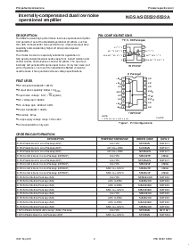 浏览型号NE5532的Datasheet PDF文件第2页