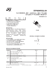 浏览型号STP80NF03L-04的Datasheet PDF文件第1页