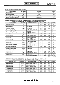 浏览型号NJW1146M的Datasheet PDF文件第3页