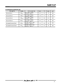 浏览型号NJW1147M的Datasheet PDF文件第5页