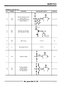 浏览型号NJW1141的Datasheet PDF文件第7页