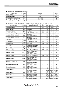 浏览型号NJW1144的Datasheet PDF文件第3页
