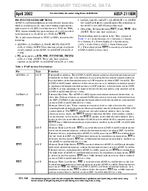 浏览型号ADSP-21160NKB-95的Datasheet PDF文件第9页