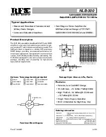 浏览型号NLB-300的Datasheet PDF文件第1页