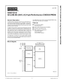 浏览型号NM27C512的Datasheet PDF文件第1页