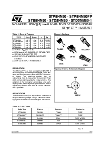 浏览型号STP8NM60的Datasheet PDF文件第1页