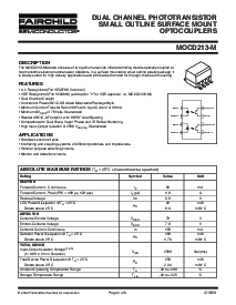 浏览型号MOCD213-M的Datasheet PDF文件第1页