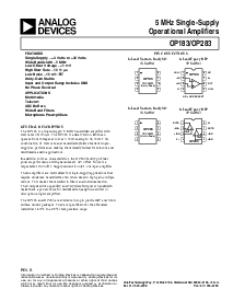 浏览型号OP183的Datasheet PDF文件第1页