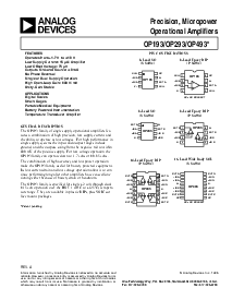 浏览型号OP193GBC的Datasheet PDF文件第1页