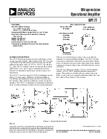 浏览型号OP177的Datasheet PDF文件第1页