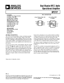 浏览型号OP275GP的Datasheet PDF文件第1页