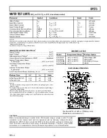 浏览型号OP275GP的Datasheet PDF文件第3页