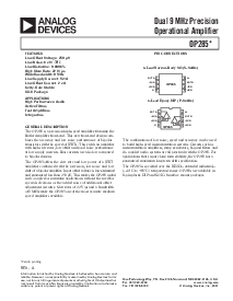 浏览型号OP285GS的Datasheet PDF文件第1页