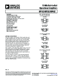 浏览型号OP462HRU的Datasheet PDF文件第1页