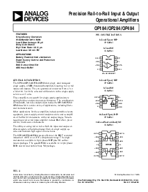 浏览型号OP484的Datasheet PDF文件第1页