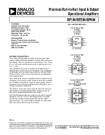 浏览型号OP484ES的Datasheet PDF文件第1页