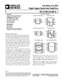 浏览型号OP413FP的Datasheet PDF文件第1页