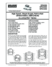 浏览型号OPA2350EA的Datasheet PDF文件第1页