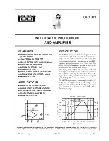 浏览型号OPT301M的Datasheet PDF文件第1页