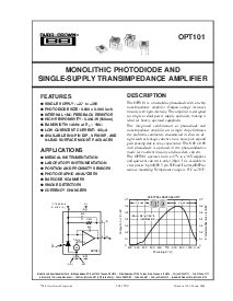 浏览型号OPT101P的Datasheet PDF文件第1页