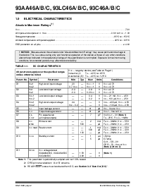 浏览型号93LC46BT-I/OTG的Datasheet PDF文件第2页