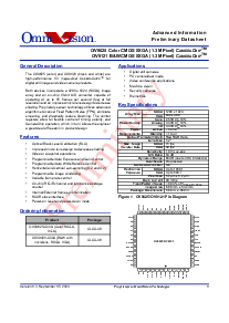 浏览型号OV09121-C00A的Datasheet PDF文件第1页