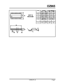 浏览型号OZ965G的Datasheet PDF文件第7页