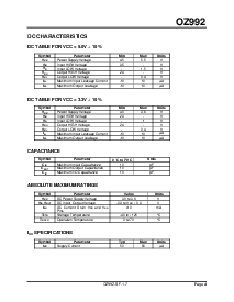 浏览型号OZ992的Datasheet PDF文件第4页