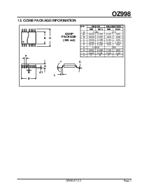 浏览型号OZ998S的Datasheet PDF文件第7页