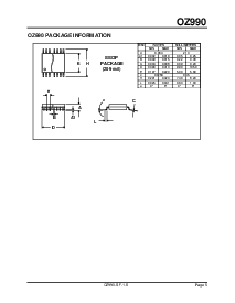 浏览型号OZ990S的Datasheet PDF文件第5页