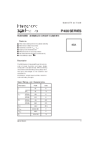 浏览型号P425W的Datasheet PDF文件第1页