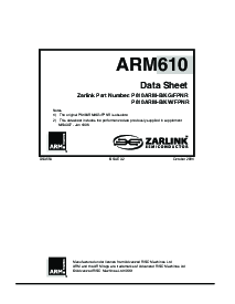 浏览型号P610ARM-B的Datasheet PDF文件第1页