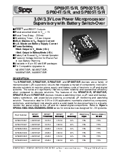 浏览型号SP690REN的Datasheet PDF文件第1页