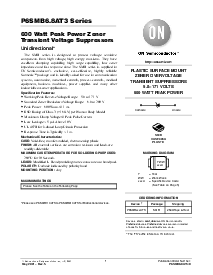 浏览型号P6SMB33AT3的Datasheet PDF文件第1页