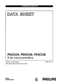 浏览型号P80C528IFB的Datasheet PDF文件第1页