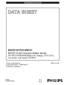 浏览型号P80C31UBBB的Datasheet PDF文件第1页