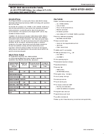 浏览型号P80C31UBBB的Datasheet PDF文件第2页