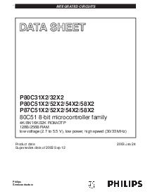 浏览型号P80C32X2BN的Datasheet PDF文件第1页