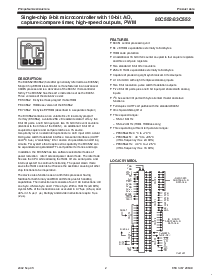 浏览型号P80C552的Datasheet PDF文件第2页