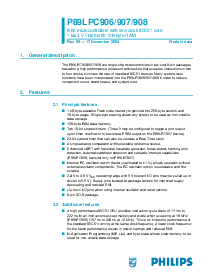 浏览型号P89LPC908FD的Datasheet PDF文件第1页