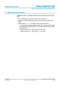 浏览型号P89LPC922FN的Datasheet PDF文件第9页