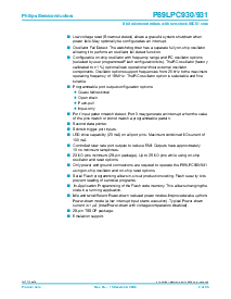 浏览型号P89LPC931FDH的Datasheet PDF文件第2页