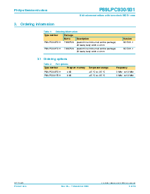 浏览型号P89LPC931FDH的Datasheet PDF文件第3页